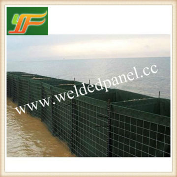 Hesco bastion / Flood contro retaining wall (factory)