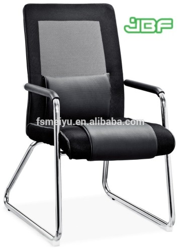 Low back visitor chair waiting chair with fabic mesh cover with Chrome-plating steel -DZ108