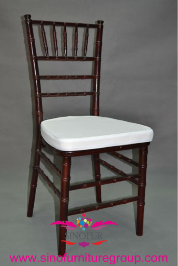 mahogany chiavari chairs / chiavari chair cushions / silla tiffany