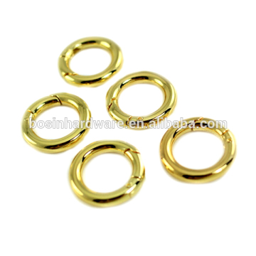 Fashion High Quality Metal Snap Round Ring