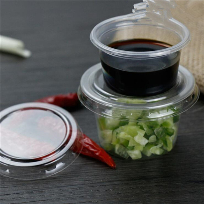 Plastic Sauce Container With Lid