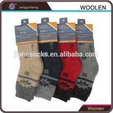 Snowflake Design Pattern Women Wool Socks