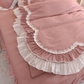 King Low MOQ Cheap Price BedCover Skirt set