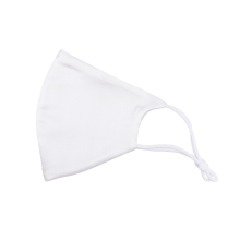 Eco-friendly white silk face mask