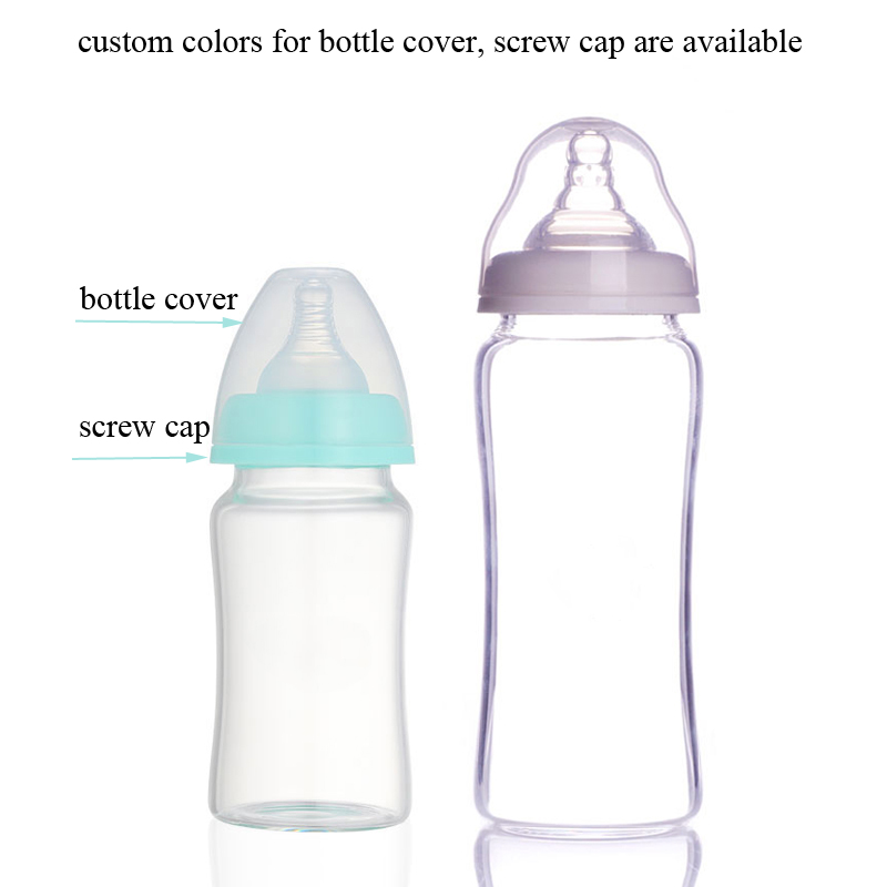 Leakproof Natural Manufacturer Bpa Free Newborn Milk Logo Feeding Custom Branding Wide Neck Bulk Drink Baby Water Bottle