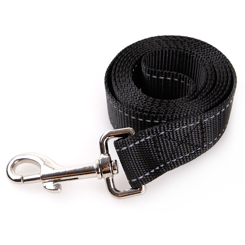 Nylon cloth practical  comfortable High elastic two-headed leash for pets with tow rope