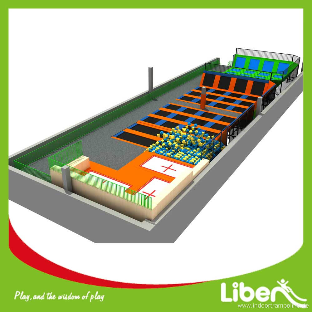 adult large indoor trampoline park cost