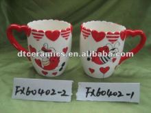 ceramic valentine mug