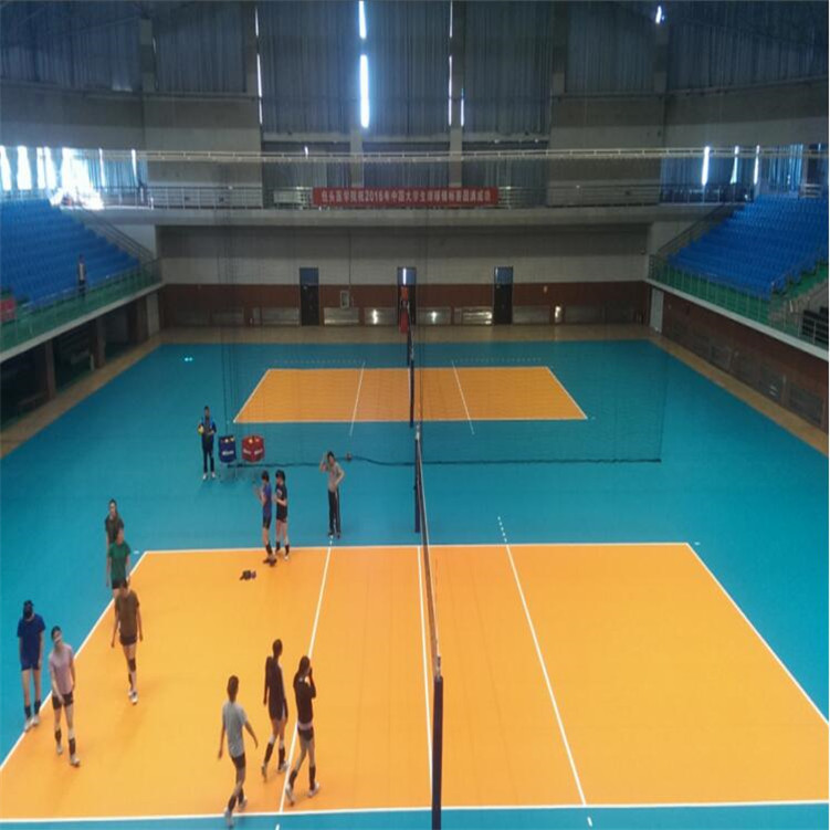 FIVB أوصى PVC الطابق 7MM المحكمة الكرة الطائرة