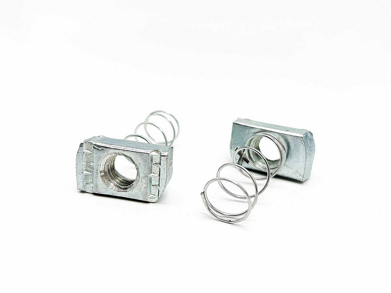 Rugós anya rugóstag csatorna hosszú rugós anya M6 M10 M8 M12 unistrut csatorna anya (2) Spring Nut Strut Channel Long Spring Nut M6 M10 M8 M12 Unistrut Channel Nut (2)