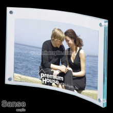 Acrylic Curved Picture Frames,Acrylic Curved Magnetic Photo Frames