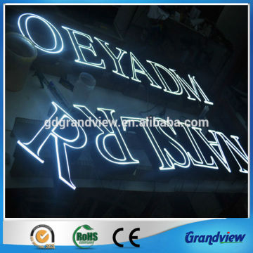 LED decor front light metal wall letters