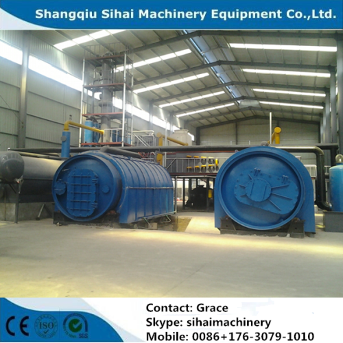 waste tire to diesel oil equipment