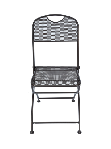 Metal Folding Mesh Chair for Outdoor/Indoor, Balcony