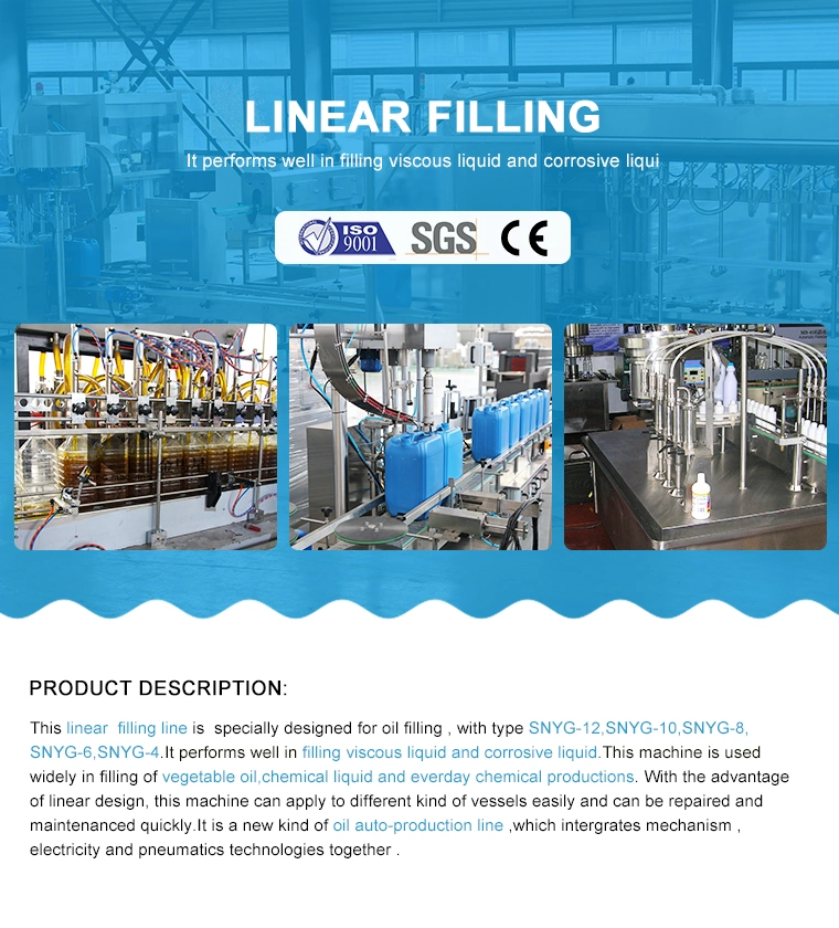 Automatic Linear Oil Filling Machine