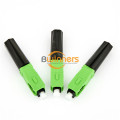 SC APC Green Fiber Optics Connector