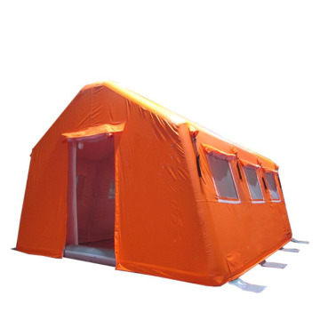 Orange Oxford Quick Deployment Inflatable Tent