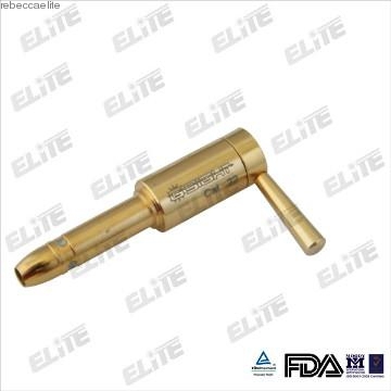 100% brass and gold-plated gun laser sights .