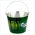 round shape package wine buckets tin