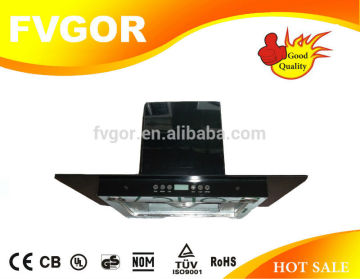 touch control LCD display range hood
