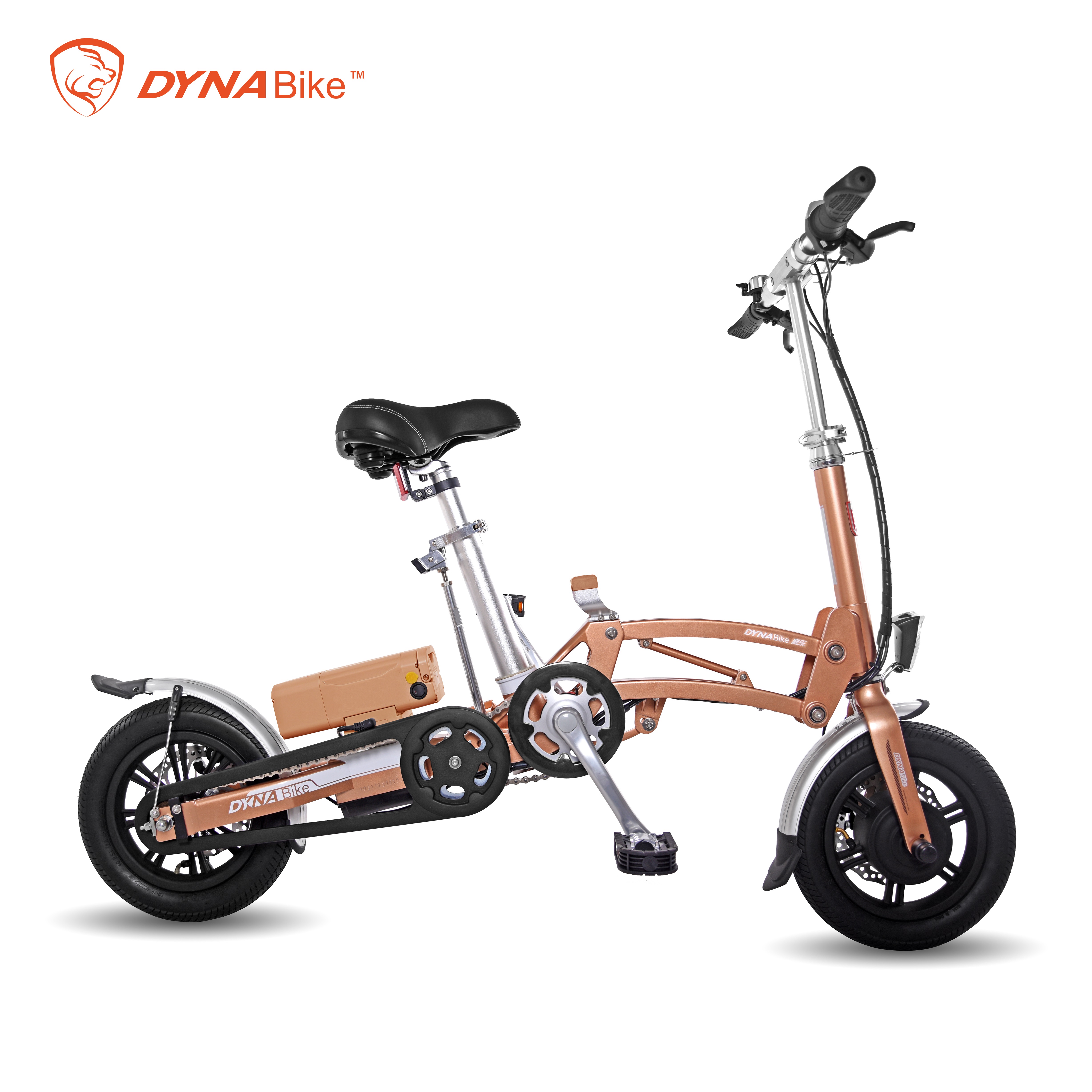 dynavolt 12 inch mini light folding e bike