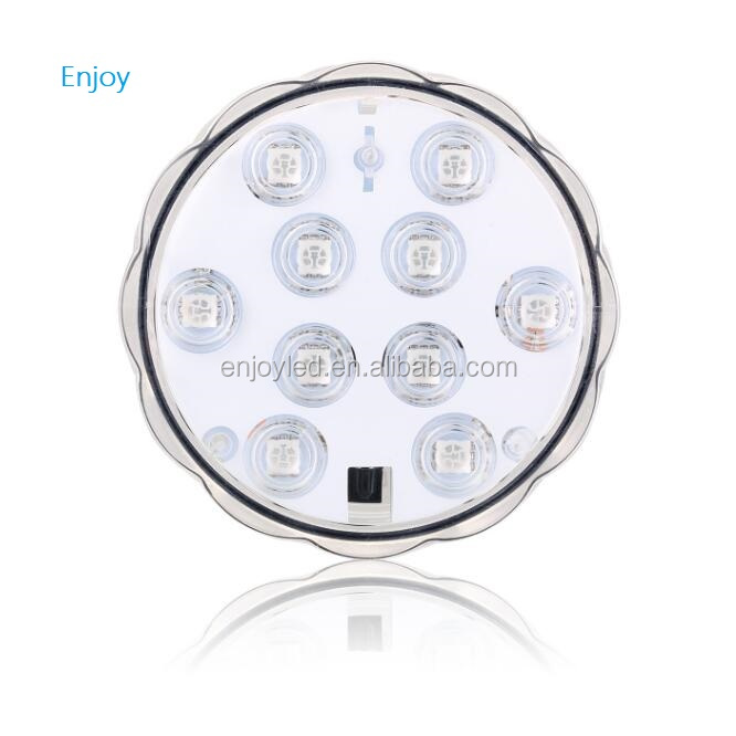 1W Led lamp for aquarium fish tank diving waterproof light low light RGB remote control light