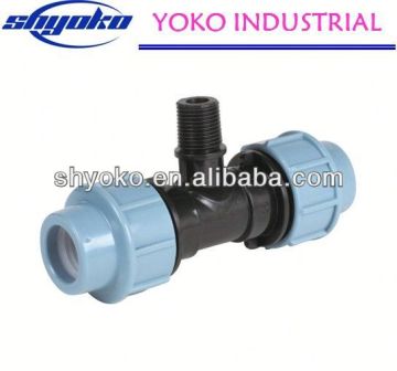 2014 Factory high quality PP coupling fittings Pipe Fittings adjustable pipe fittings