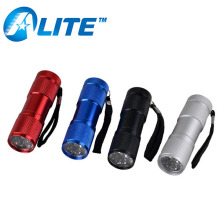 Hot Sell MINI Flashlights Cheap 9 LED For Promotional