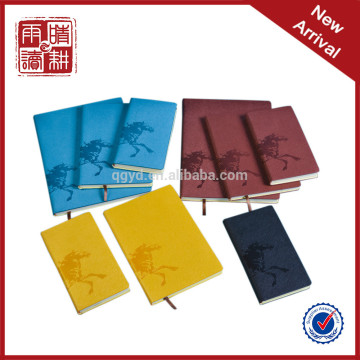 horse pattern leather executive notebook