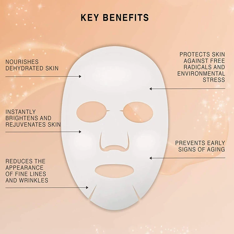 Advanced Anti Aging Lifting Hydrating Facial Treatment Brightening Face Mask Sheet Skin Care