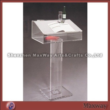 Common Multi-useful Clear Perspex Lectern Furniture
