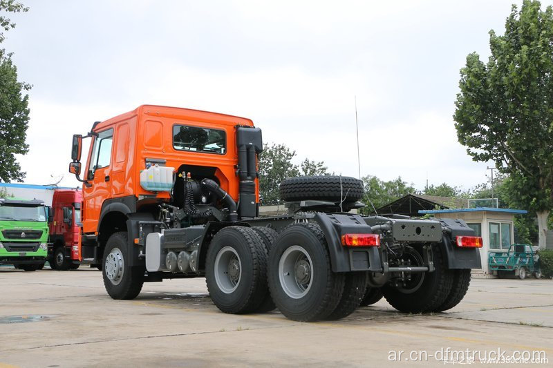 HOWO RHD رأس جرار جديد شاحنة 6x4 371hp