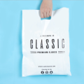 custom logo Packing Plastic Shopping Bag with Handle