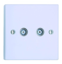2G TV/Coaxial Socket Non-Isolated