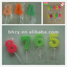 2016 Hotest Wholesale Cup Cake Deco Candles | Number Candels