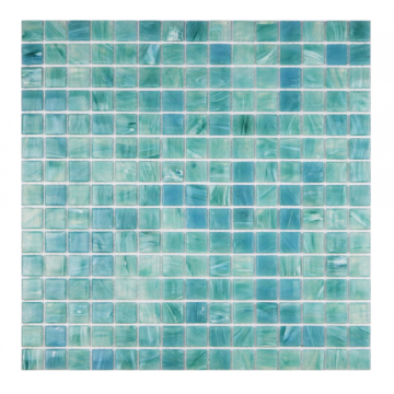 Watercolor glass mosaic for exterior wall decoration