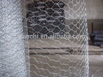 steel wire woven hexagonal chicken wire mesh