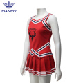 Vestiti di cheerleader rossi personalizzati Gioventù uniforme