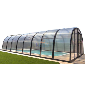 Round Rigid Cover Swimming Pool Screen