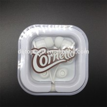 Custom pvc shape earphone
