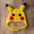 Virkad hatt Pickachu mjölk bomull Pokemon hatt