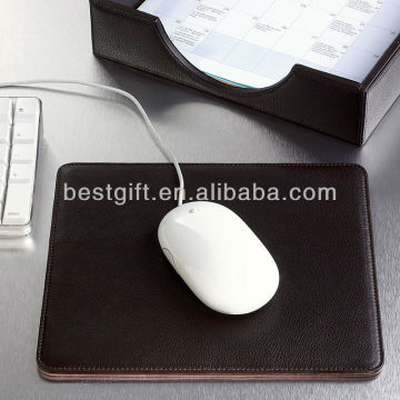 durable mouse mat, leather cowhide mouse pad