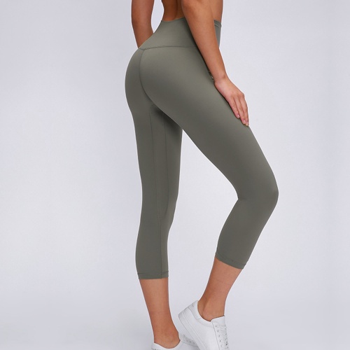 leggings capri a vita alta per le donne