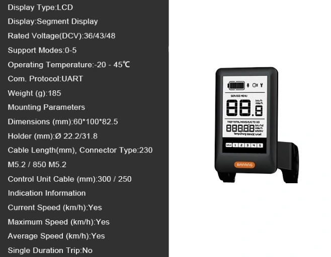 Wholesale 36V 250W Bafang Max Drive MID Motor for Mountain Electric Bike Conversion Kits