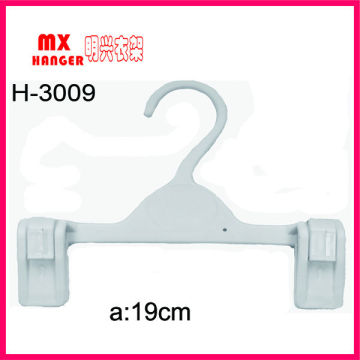 clips pants hanger,plastic pants hanger