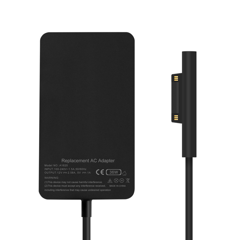 36W for Microsoft Pro 3/4/5 Charger with USB