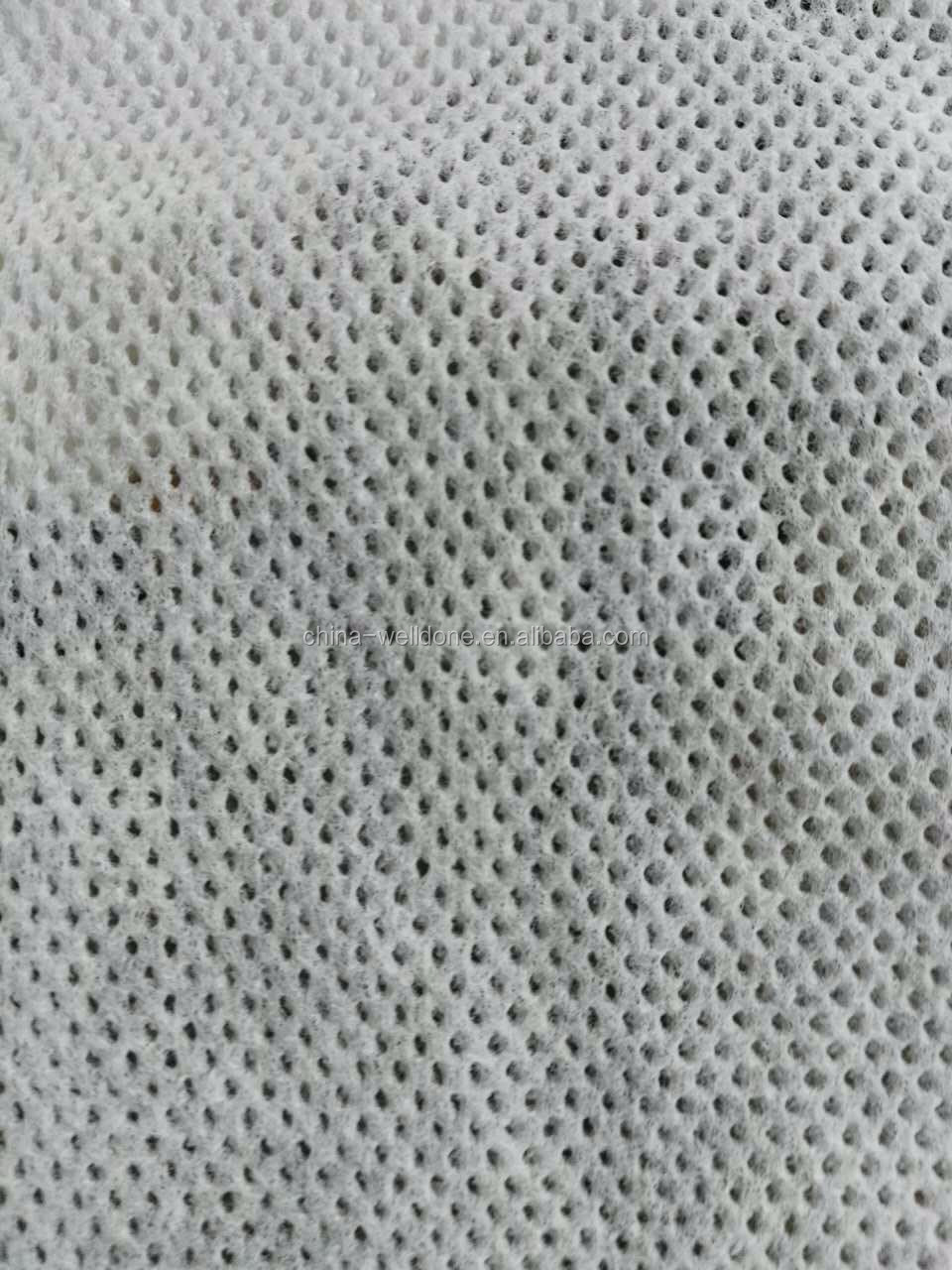 Good sanitary napkin top sheet PP perforated spunbond nonwoven fabric