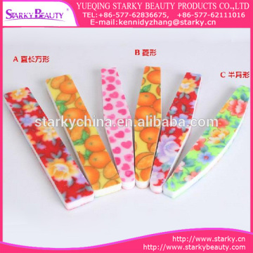 Wholesale Eva Nail File Custom Printed Disposable Nail File Emery Board Paper File