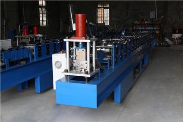 Garage roller shutter doors panel making machine