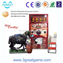 Game center westen cowboy coin operated shooting arcade machine